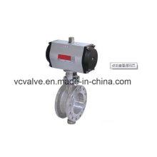 Wafer Butterfly Valve of Pneumatic Actuator